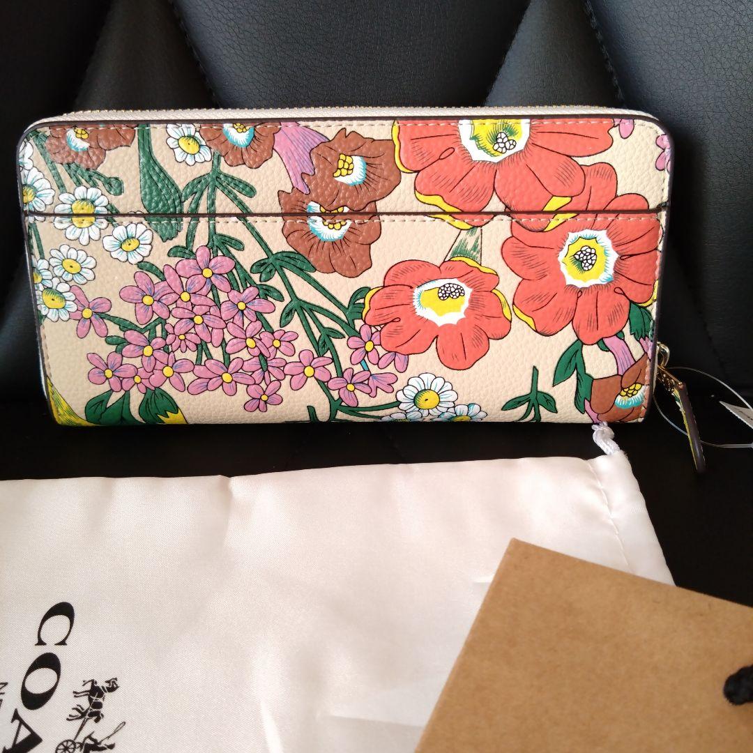 【新品・未使用】COACH フローラル 長財布 コーチ アウトレット