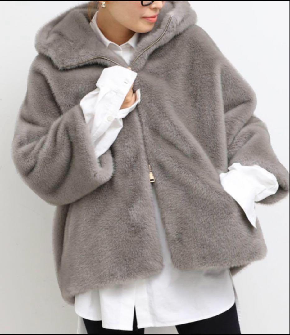 Deuxieme Classe MY WHITE ブルゾン　グレー