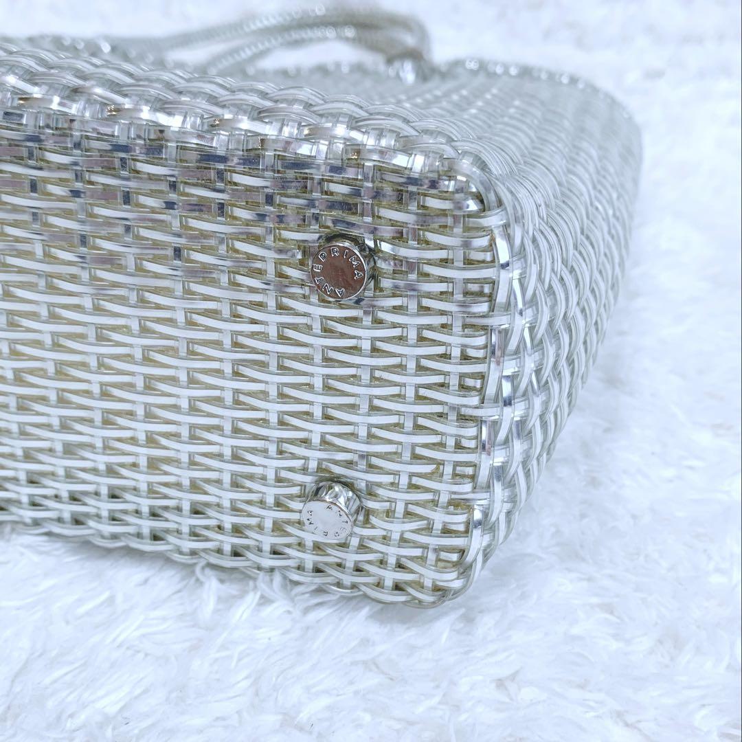 ほぼ未使用♪ ANTEPRIMA イントレッチオ シルバー スモール