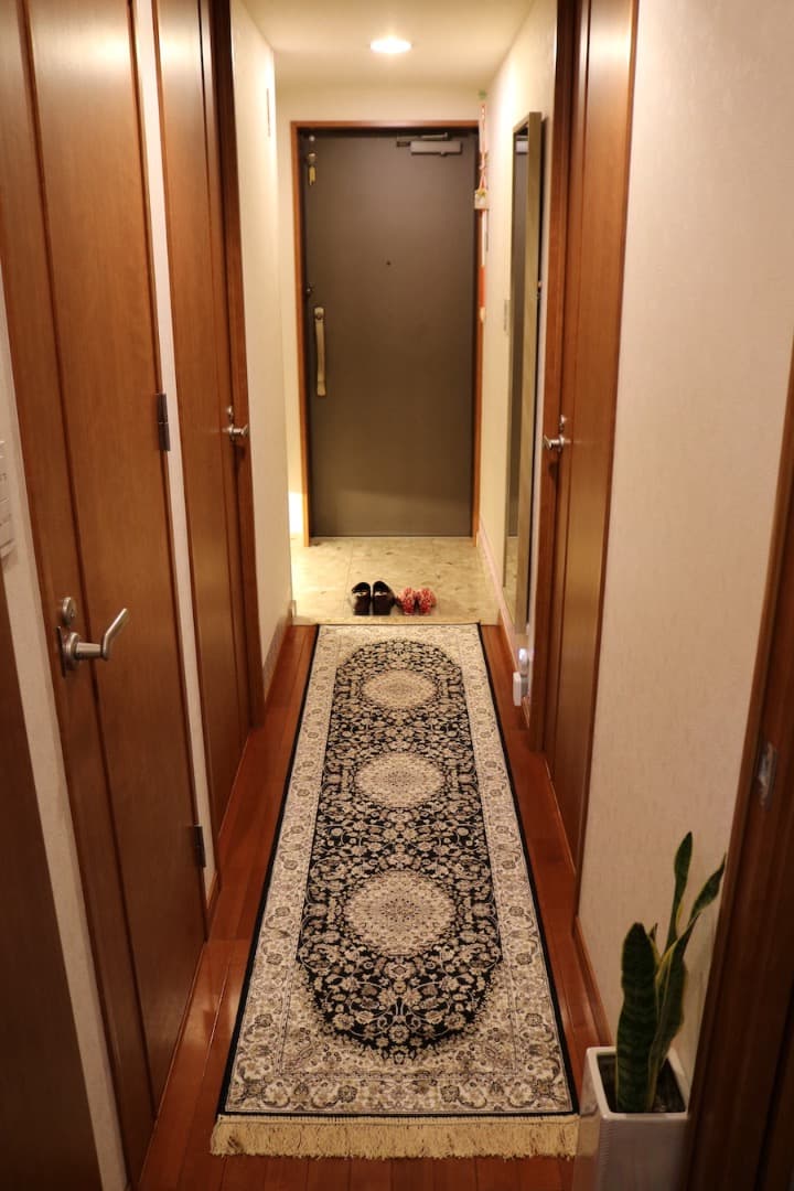 ペルシャ柄絨毯 67×240 新品未使用 玄関マット キッチンマット