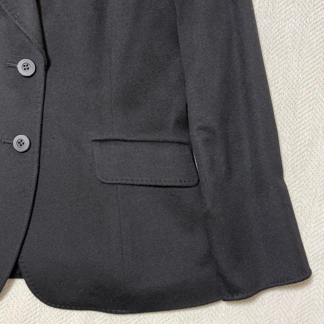 極上品 レリアン ロロピアーナ ジャケット カシミヤ100% ブラック