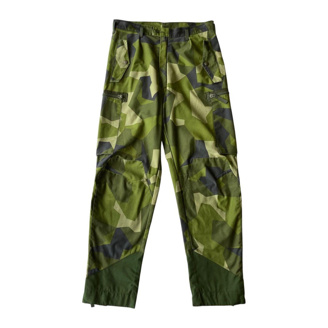 97年製 スウェーデン軍 M90 カモ カーゴパンツ ミリタリーパンツ 古着
