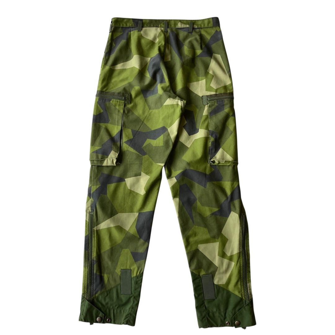 97年製 スウェーデン軍 M90 カモ カーゴパンツ ミリタリーパンツ 古着