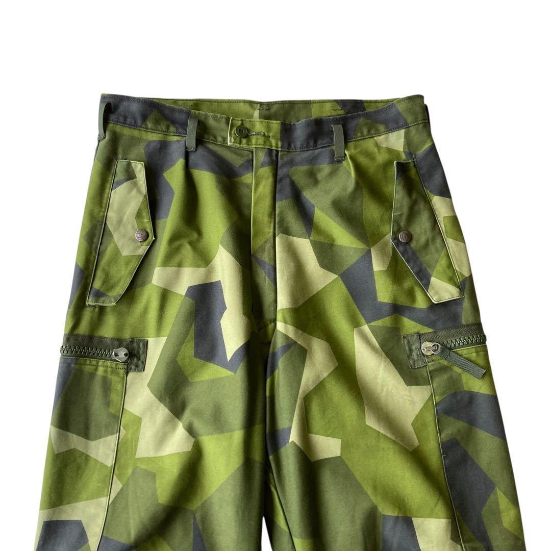 97年製 スウェーデン軍 M90 カモ カーゴパンツ ミリタリーパンツ 古着