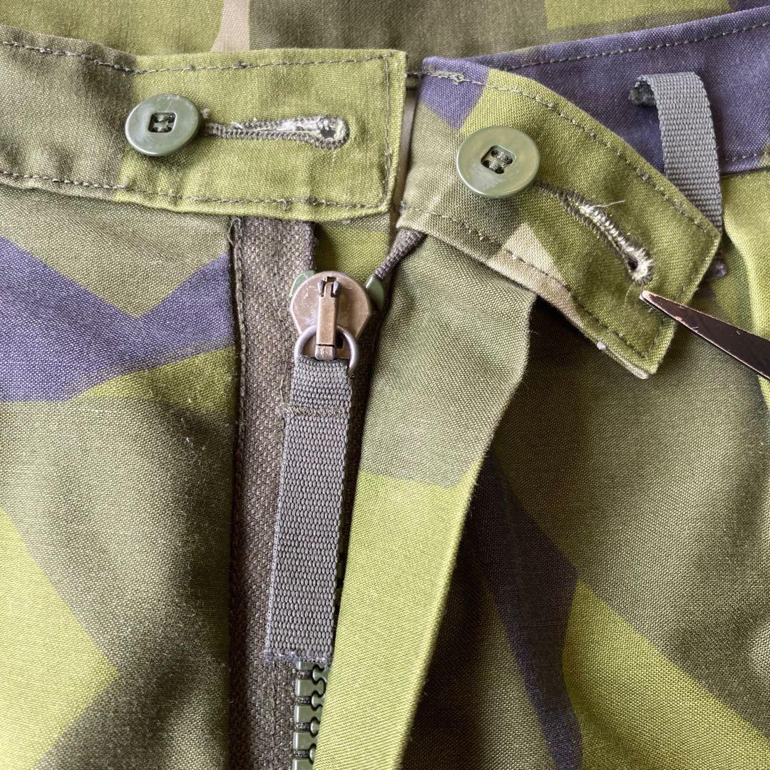 97年製 スウェーデン軍 M90 カモ カーゴパンツ ミリタリーパンツ 古着