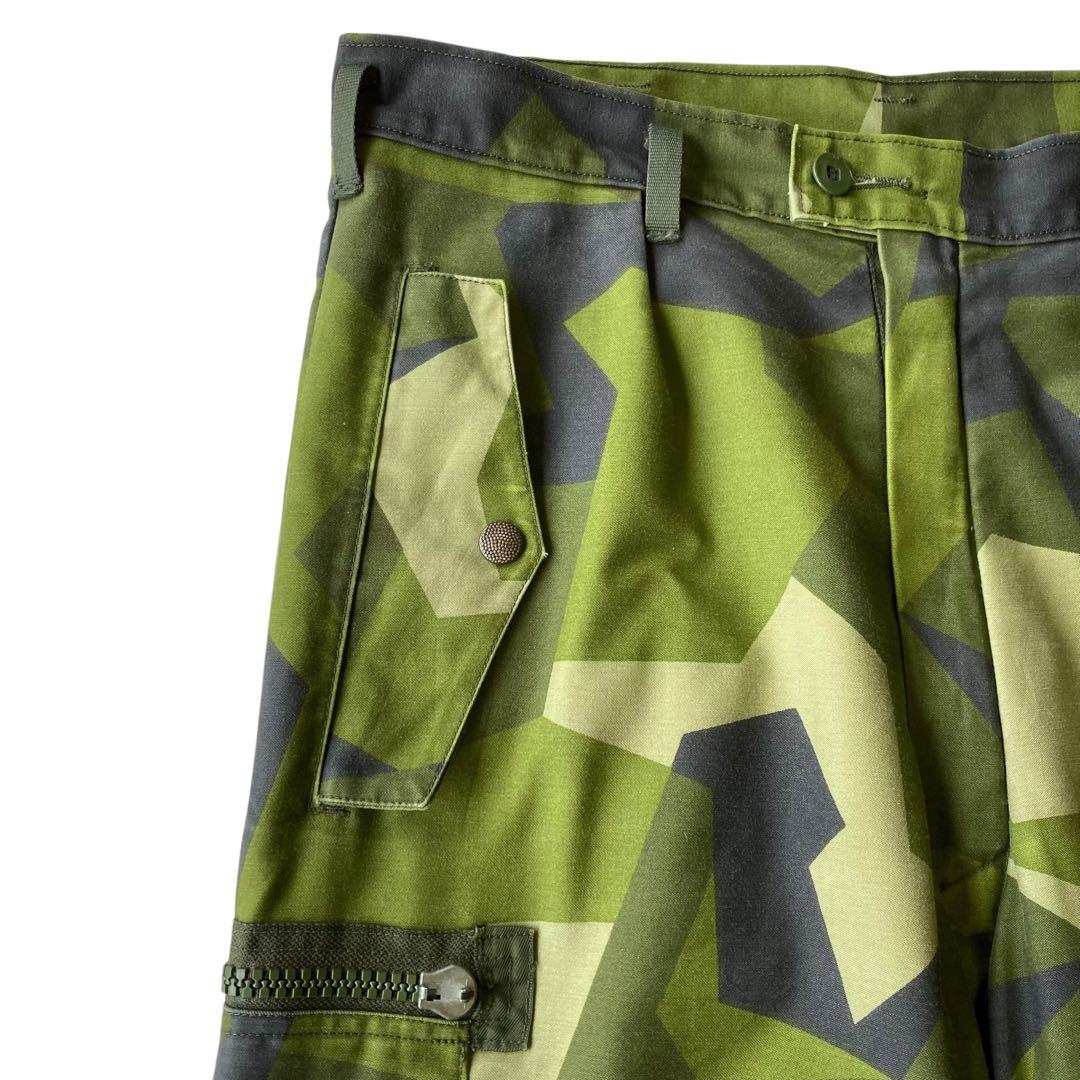 97年製 スウェーデン軍 M90 カモ カーゴパンツ ミリタリーパンツ 古着