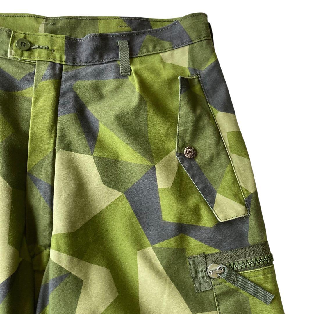 97年製 スウェーデン軍 M90 カモ カーゴパンツ ミリタリーパンツ 古着