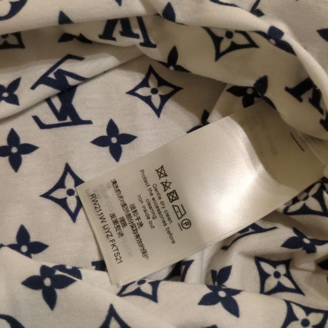 【新品】ルイヴィトン　エスカルプリンテッド　モノグラム　Tシャツ　チェーン