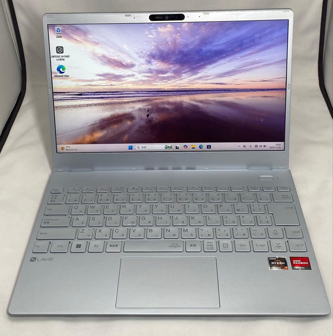 Windowsノート本体 NEC LAVIE AMD Ryzen 7 5700U 16GB RAM