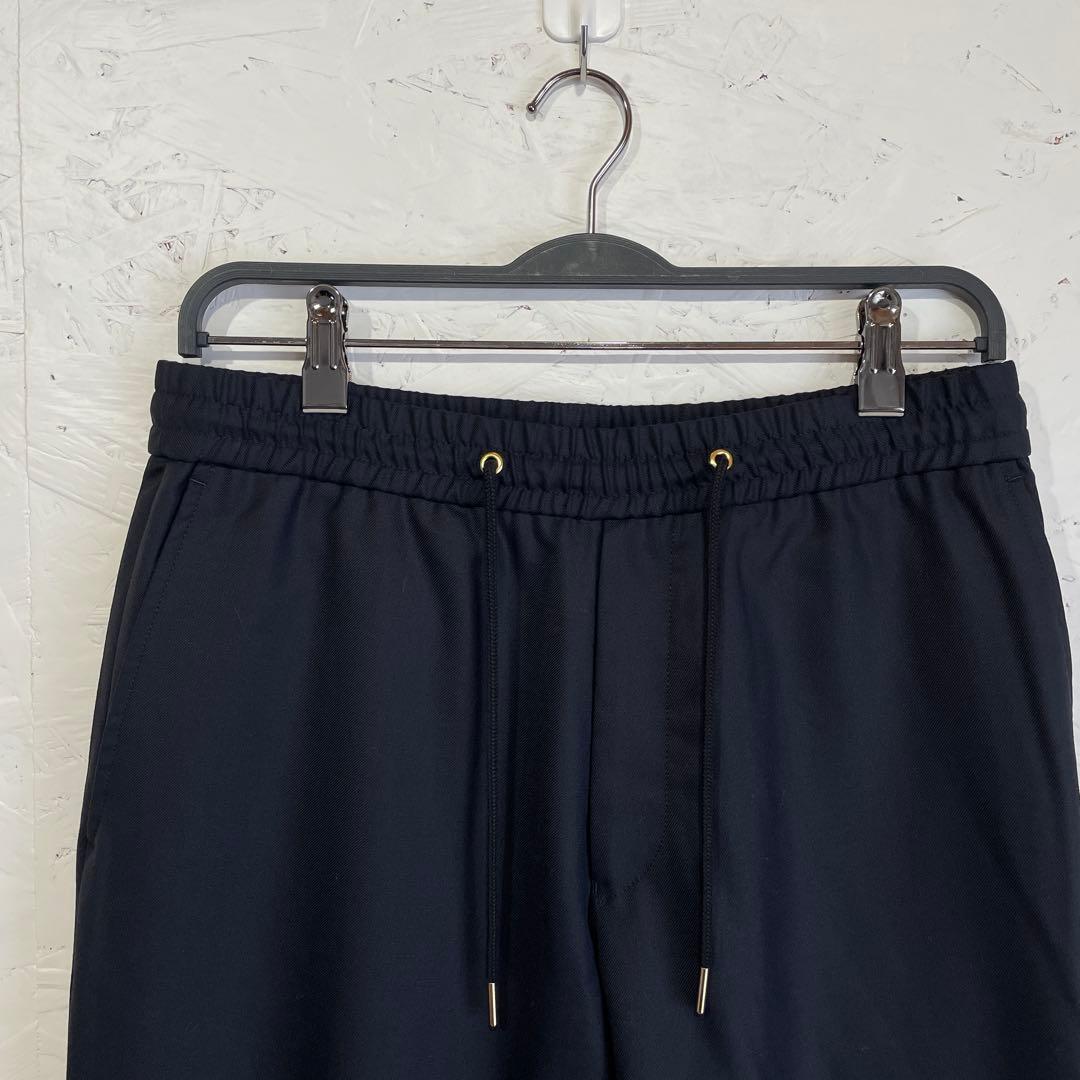 日本製【Paul Smith】ウールイージーパンツスラックス　ネイビー　M