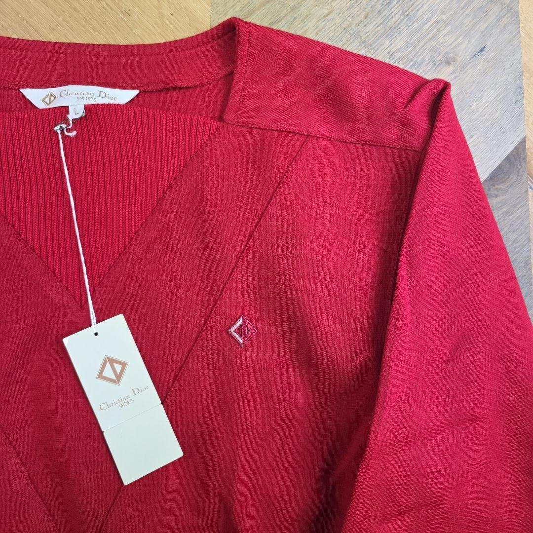 Christian Dior スポーツ 長袖トップス L レッド　新品　y45