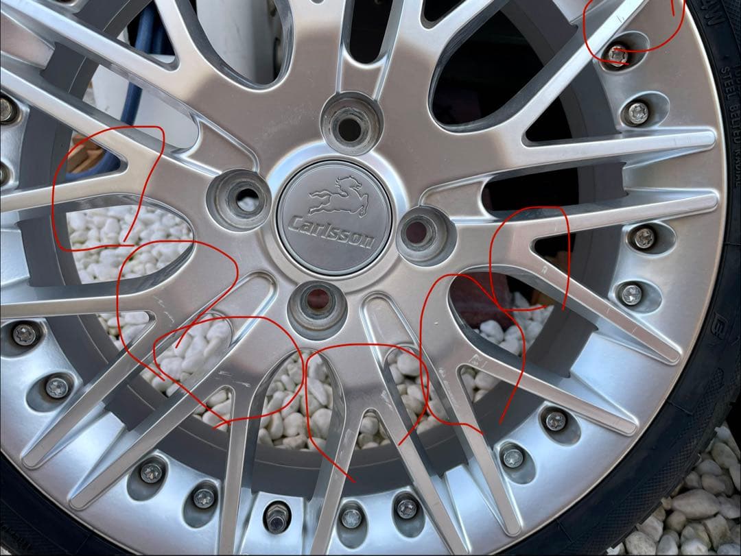 ゆ*ぃ様 [希少サイズ] Carlsson 1/10RSR 16インチ5J 4本