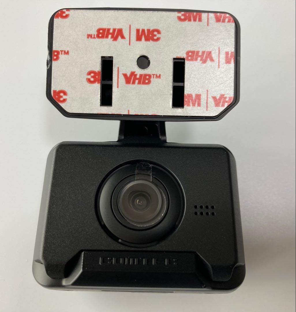 美品コムテックZDR043 ドライブレコーダー オプション新品駐車監視ケーブル付