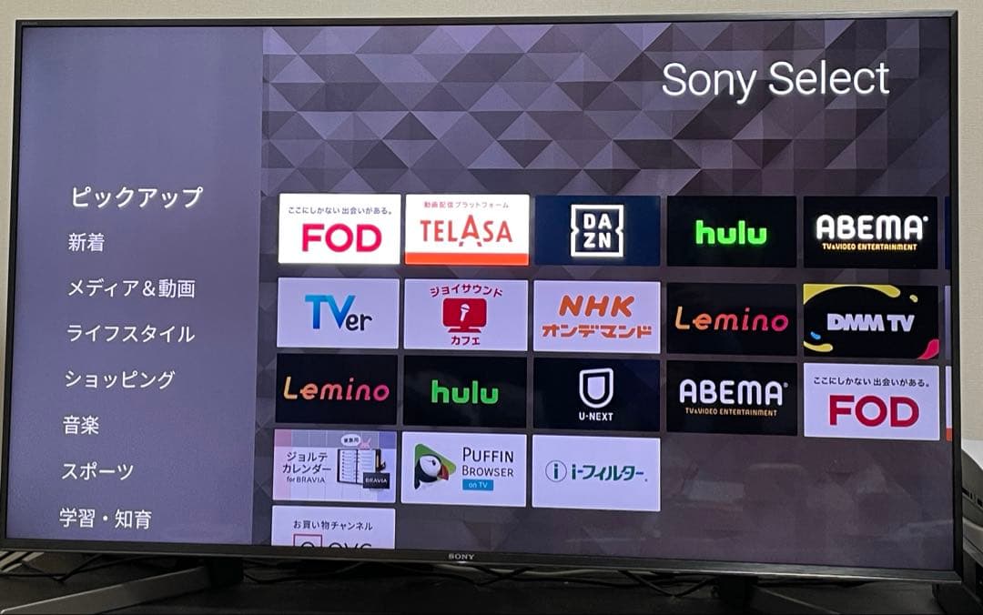 SONY 49インチ 4Kテレビ KJ-49X9500G