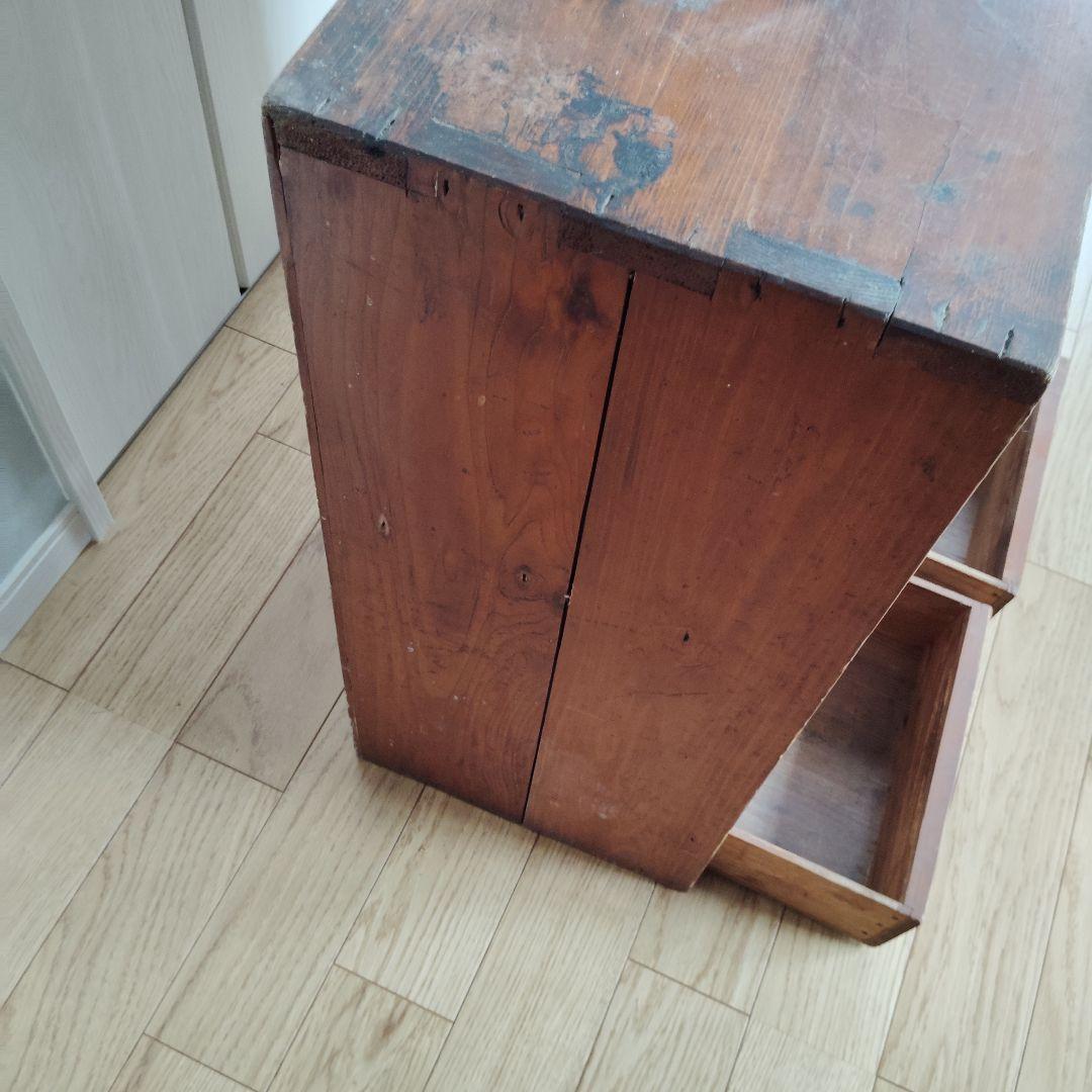 木製食器棚　時代箪笥　コレクションケース