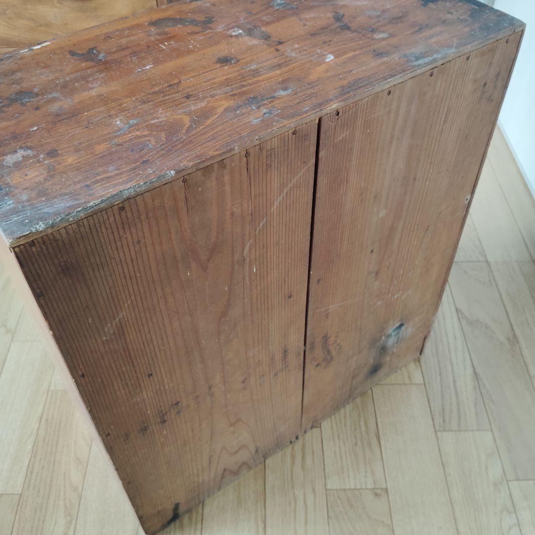 木製食器棚　時代箪笥　コレクションケース