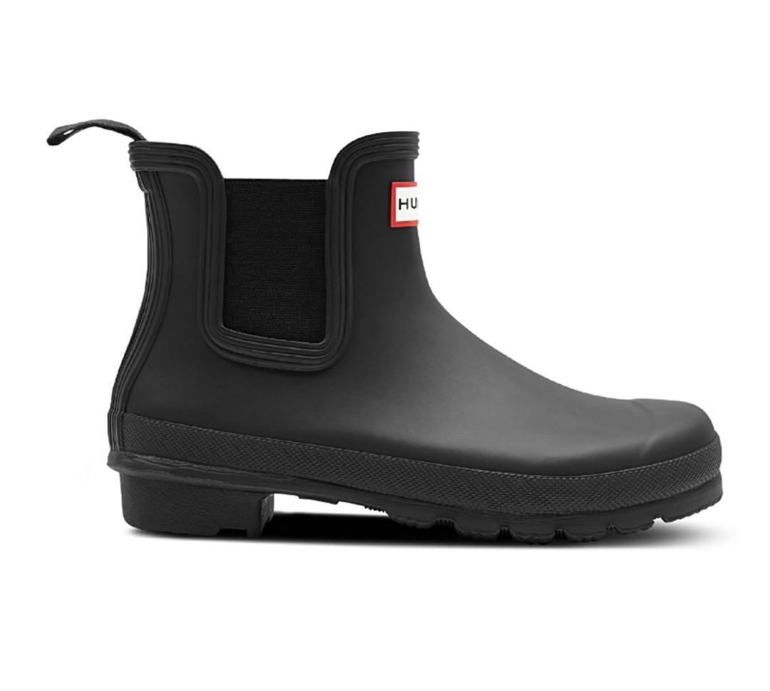 HUNTER ブラック ショートブーツ（箱無）