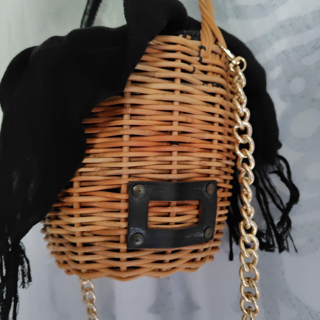 希望価格変更eb.a.gos エバゴス Mバスケットミニバーキン　オマケチェーン