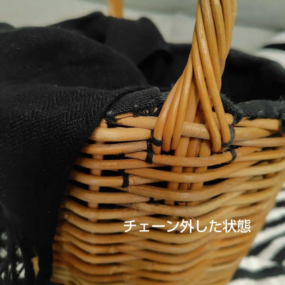 希望価格変更eb.a.gos エバゴス Mバスケットミニバーキン　オマケチェーン