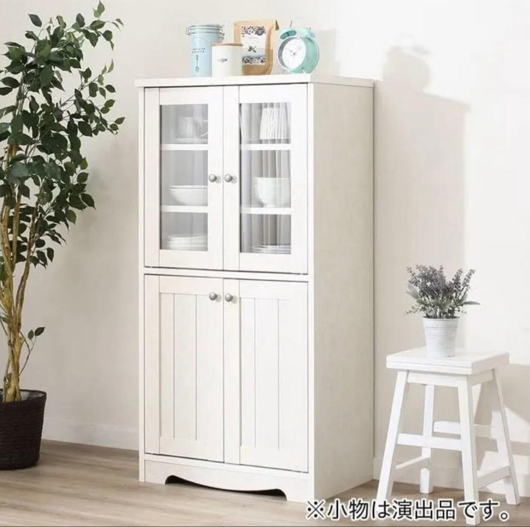 ニトリ　キャビネット　リズバレー　食器棚