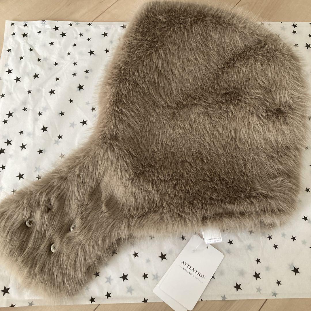 タグ付 新品【CELERI/セルリ】 FUR BALACLAVA