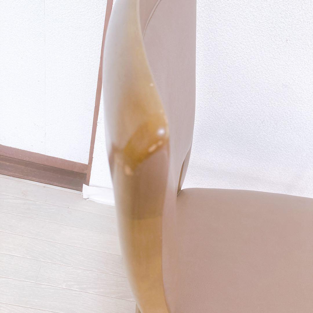 カリモク家具 ダイニングチェア 2脚セット オーク材 国内生産 高級家具 レトロ