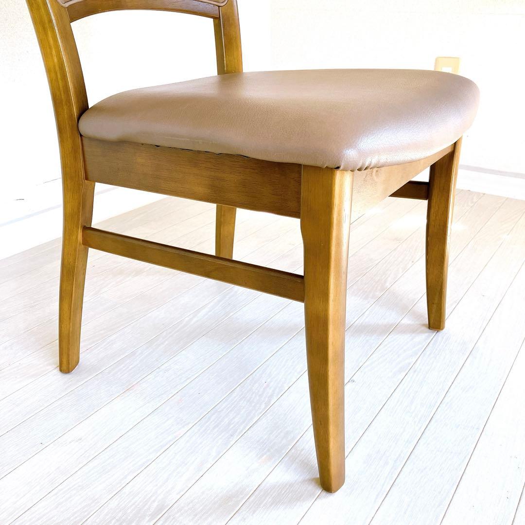 カリモク家具 ダイニングチェア 2脚セット オーク材 国内生産 高級家具 レトロ