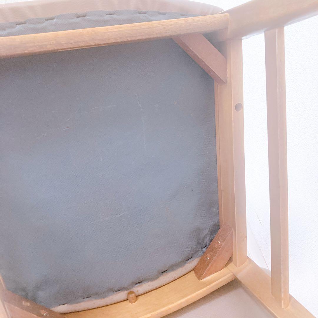 カリモク家具 ダイニングチェア 2脚セット オーク材 国内生産 高級家具 レトロ