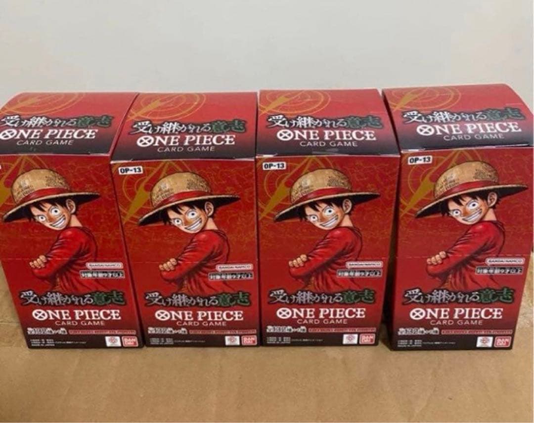 ワンピースカード　受け継がれる意思　テープ付き 5BOX