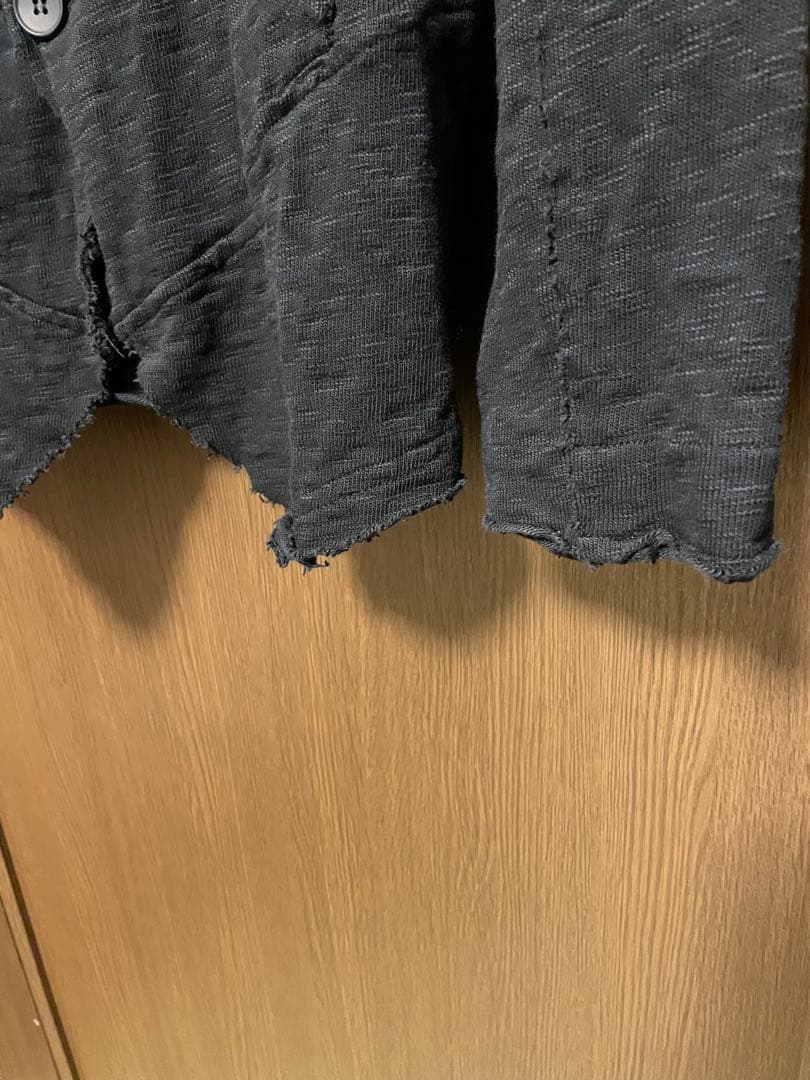 ジャケット・アウター thom/krom Cotton Jersey Cutoff Jacket