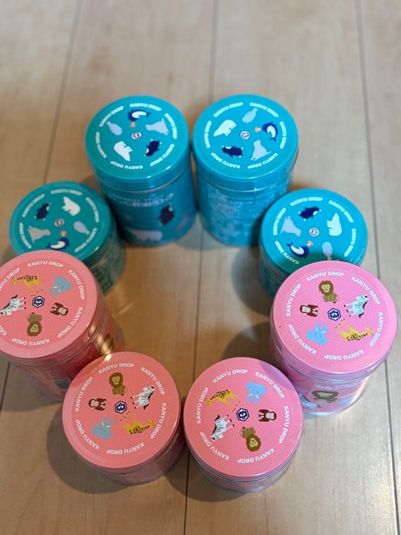 ワイビタミンC肝油ドロップ&カルシウム肝油ドロップ　8缶