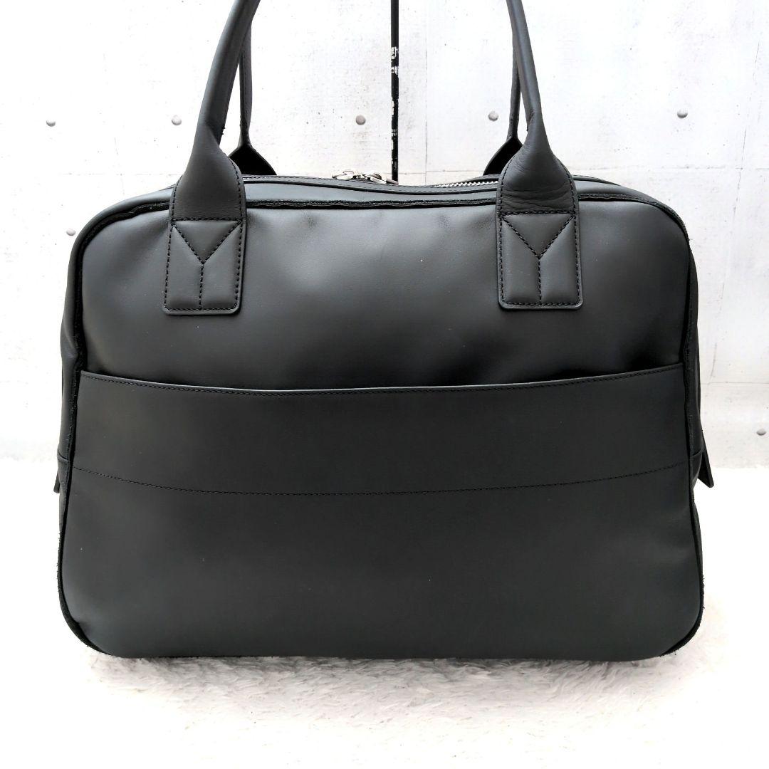 【現行 極美品 保存袋付】ワイスリー　レザーエアライナーバッグ　ボストンバッグ