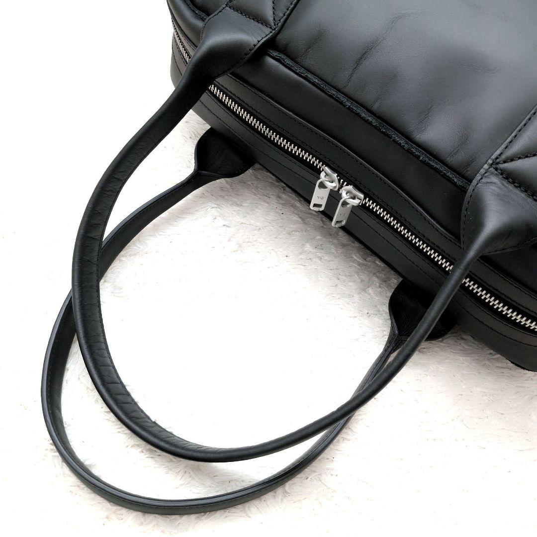 【現行 極美品 保存袋付】ワイスリー　レザーエアライナーバッグ　ボストンバッグ