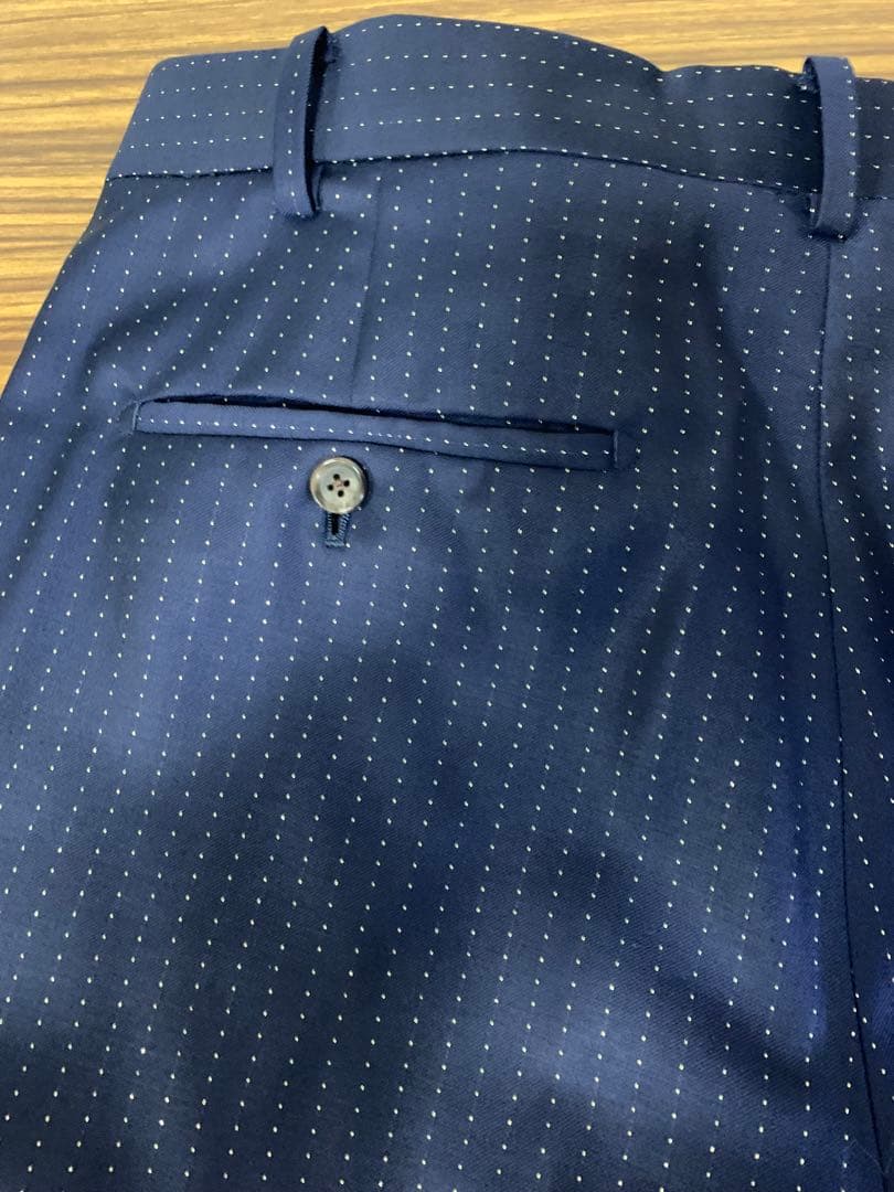 WACKOMARIA DORMEUIL PLEATED TROUSERS 金ラメ