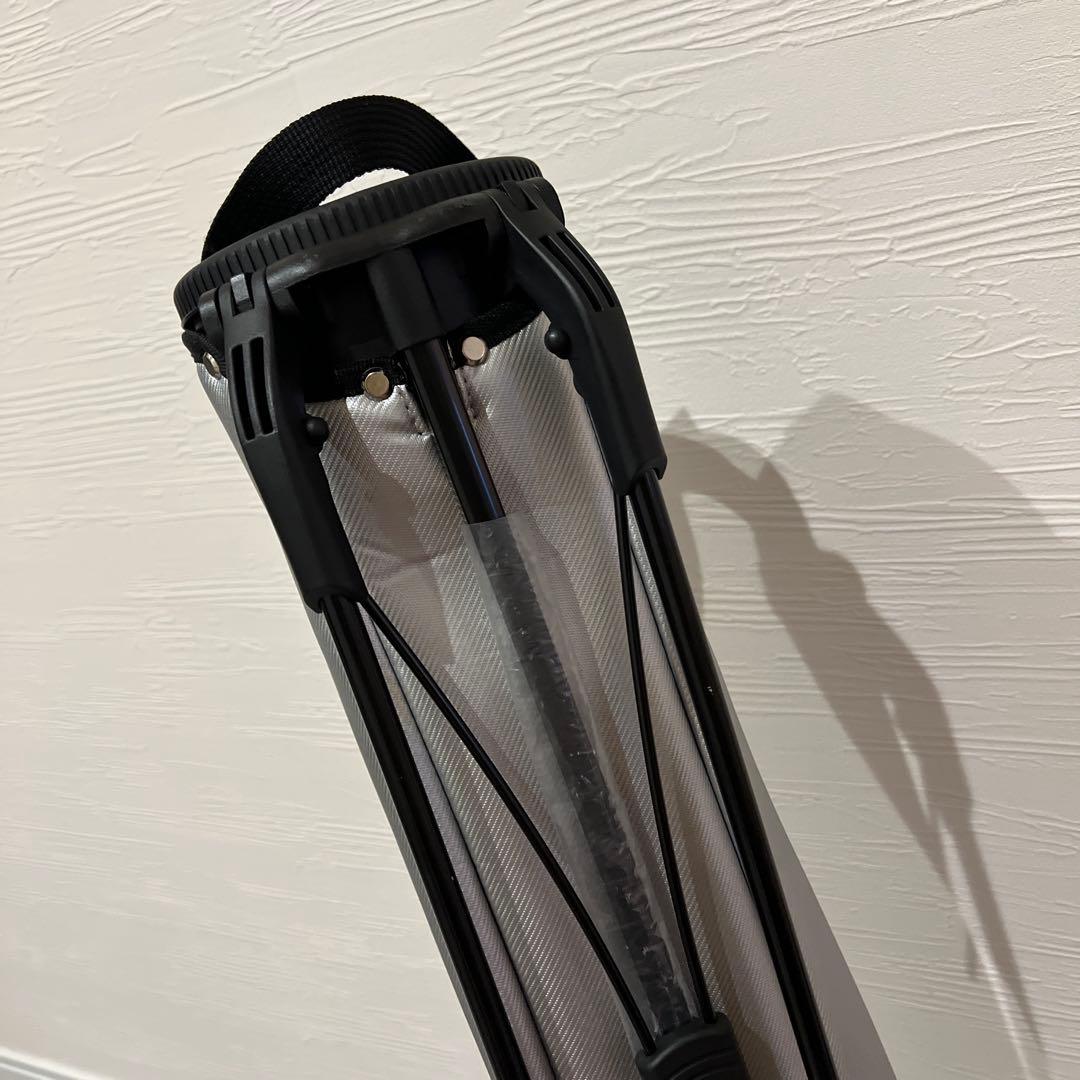 23区　キャスター付きキャディバッグ&セルフバッグ　シルバー