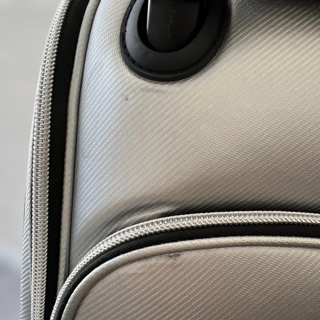 23区　キャスター付きキャディバッグ&セルフバッグ　シルバー