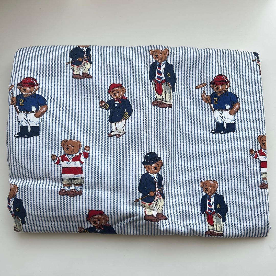 ラルフローレン　ポロベア　掛け布団カバー　クイーンサイズ