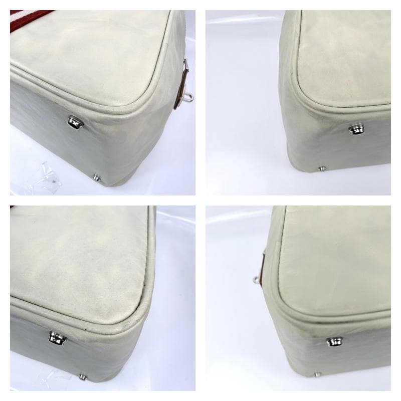 希少 バリー トレインスポッティング ボストンバッグ 2way レザー 白