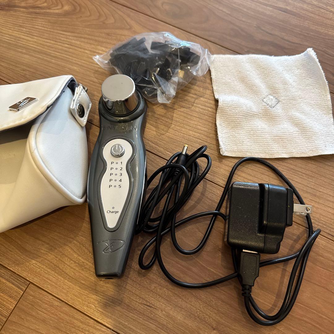 エンビロン　DFモバイルイオン導入　超音波　美顔器 充電器・ポーチ付き