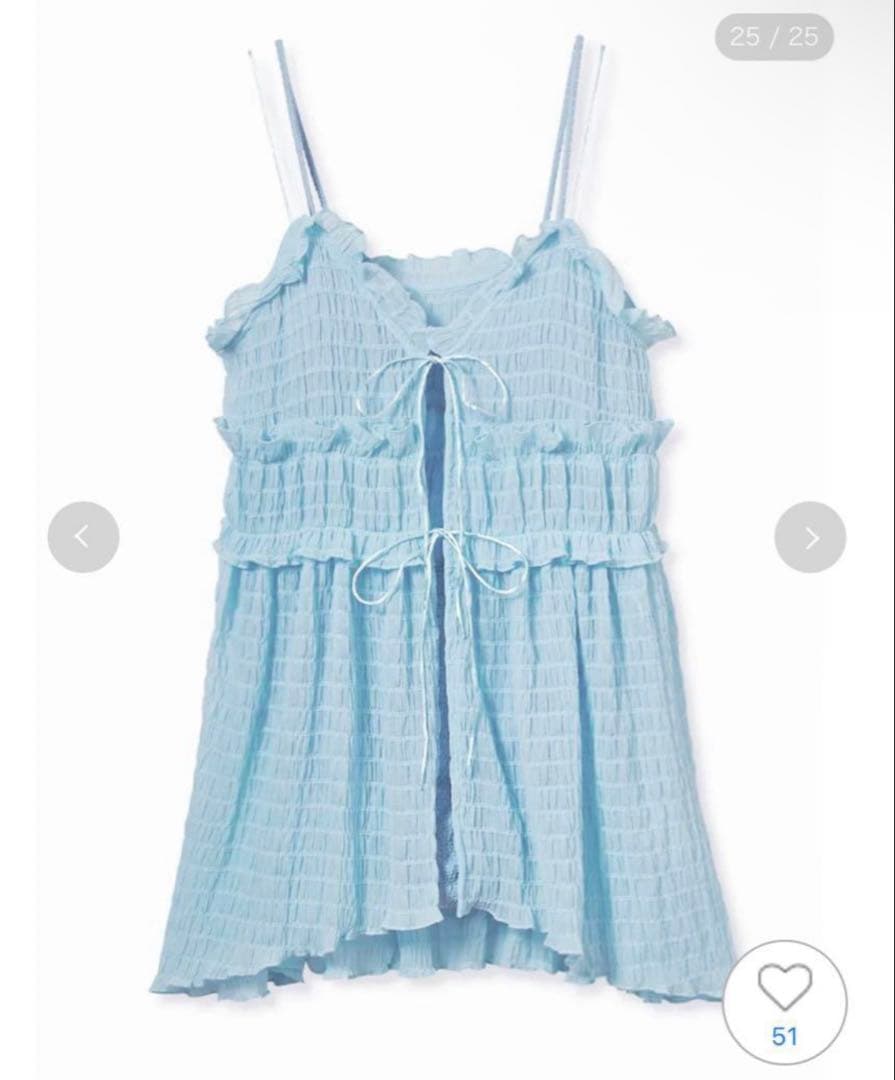 SNIDEL ワンピースセットビキニ ライトブルー