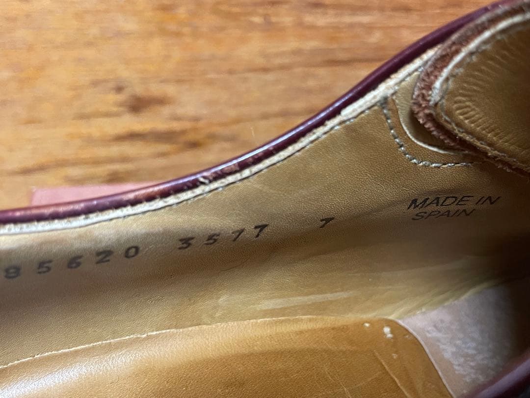 【美品】バーウィック 3577 ストレートチップ UK7 ダイナイトソール