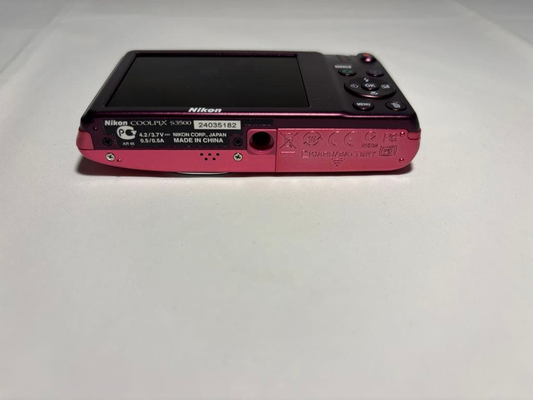 Nikon COOLPIX S3500 ピンク 取扱説明書付き