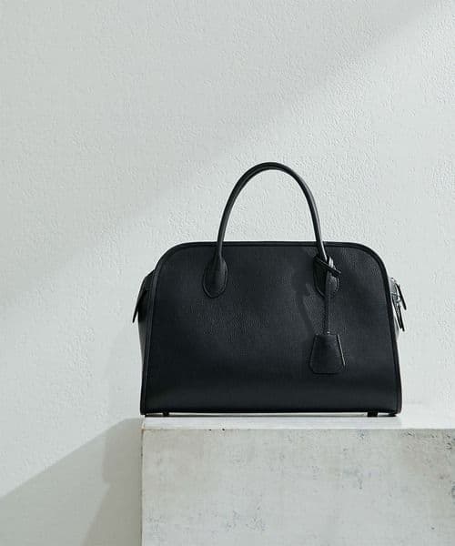 Hoaw. ボストンバッグ ブラック 黒