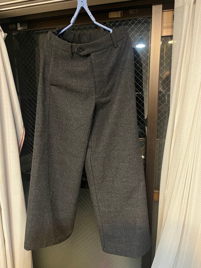 ヒサ！他の方購入ngCLEL ウールブレンドヘリンボーンツイード3Dパンツ