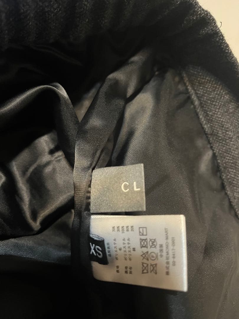 ヒサ！他の方購入ngCLEL ウールブレンドヘリンボーンツイード3Dパンツ