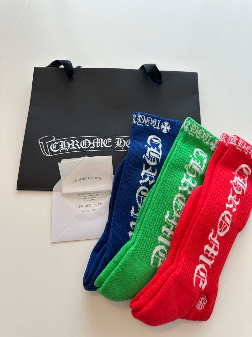 クロムハーツ 靴下 3足セット ソックス