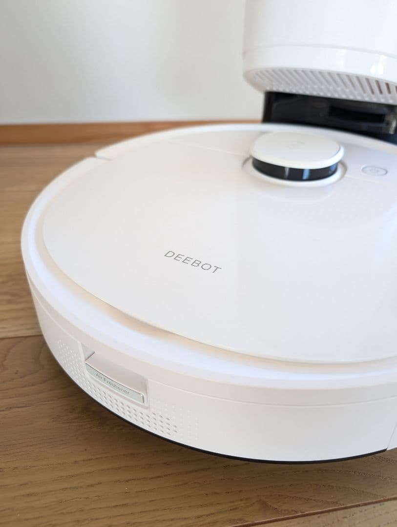 DEEBOT ロボット掃除機 本体 ホワイト 充電ドック付き