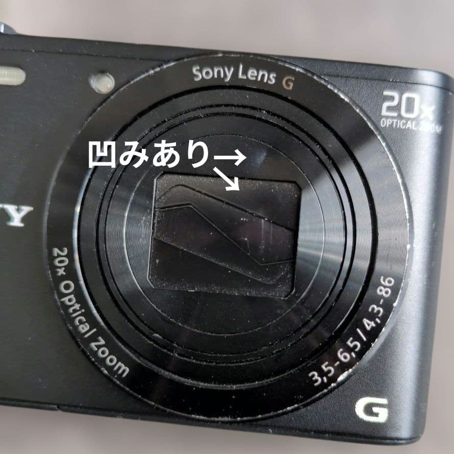 【ジャンク品】SONY DSC-WX300　デジタルカメラ　ブラック　黒　ソニー