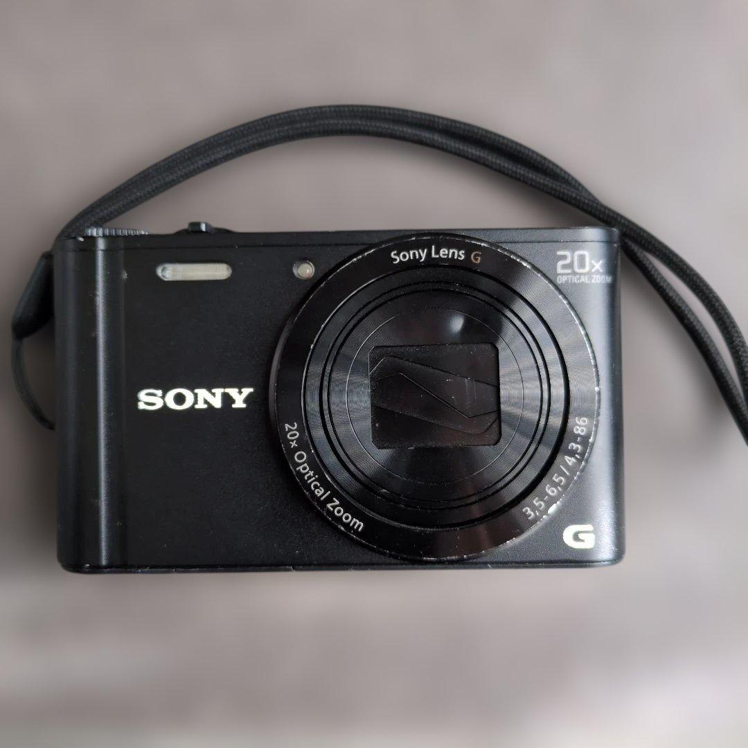 【ジャンク品】SONY DSC-WX300　デジタルカメラ　ブラック　黒　ソニー