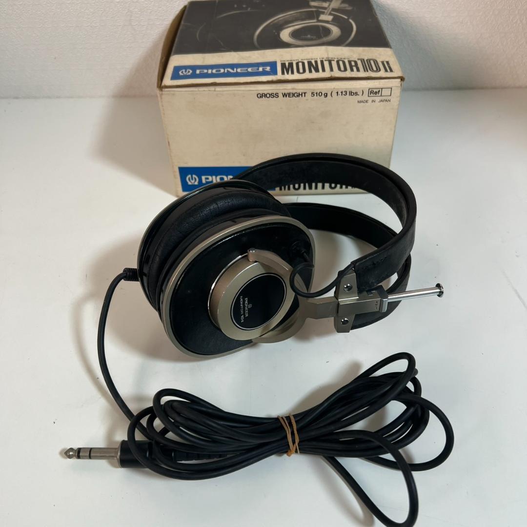 【希少/レトロ】Pioneer MONITOR 10 II ヘッドホン 元箱付